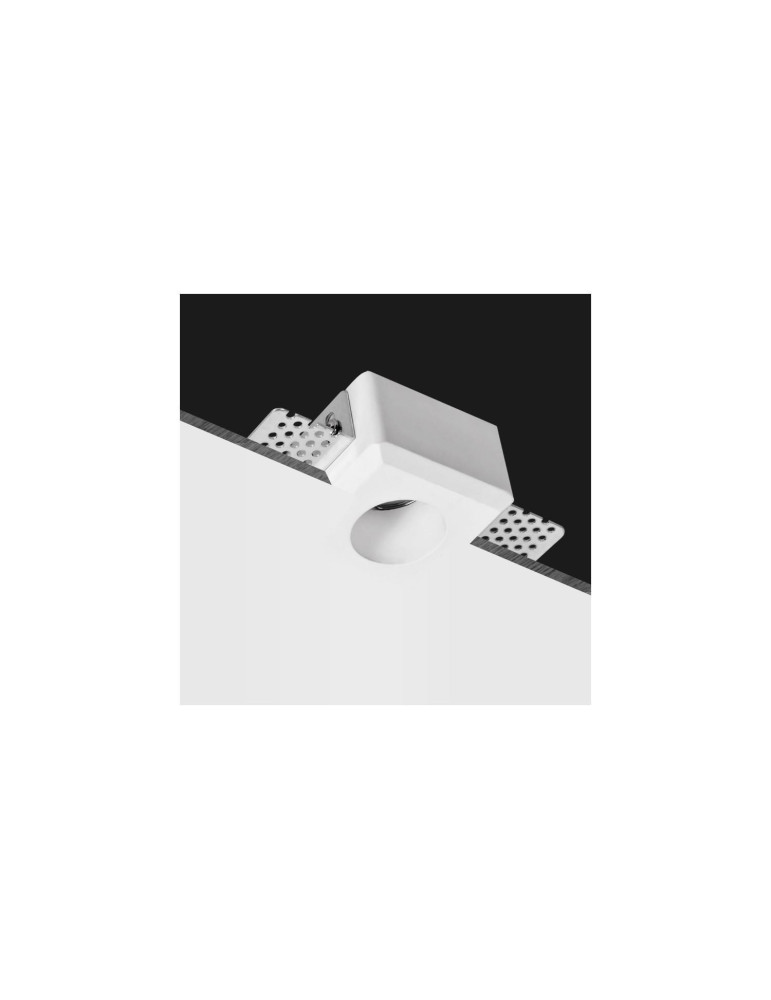 Collerette Downlight Intégration Plâtre/Placo LED 3W Coupe 63x63 mm UGR17