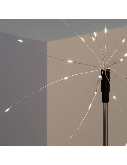 Set de 3 Piquets LED Extérieur Solaire Pissenlits