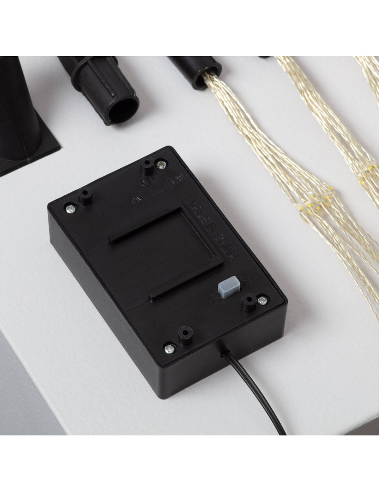 Set de 3 Piquets LED Extérieur Solaire Pissenlits