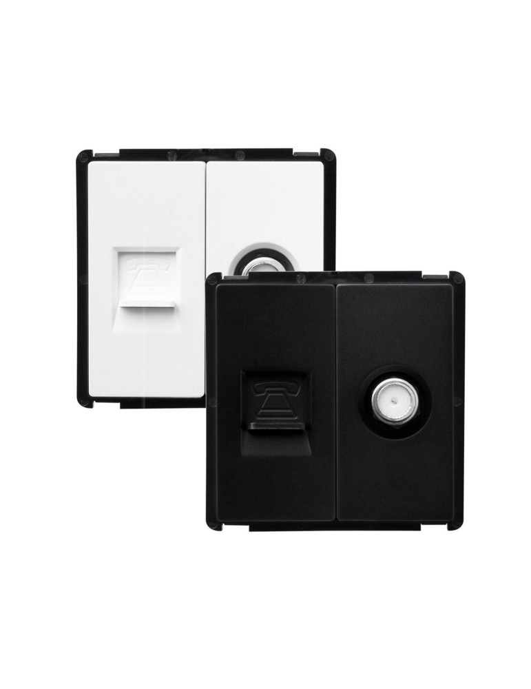 Prise Téléphone + Satellite Modern