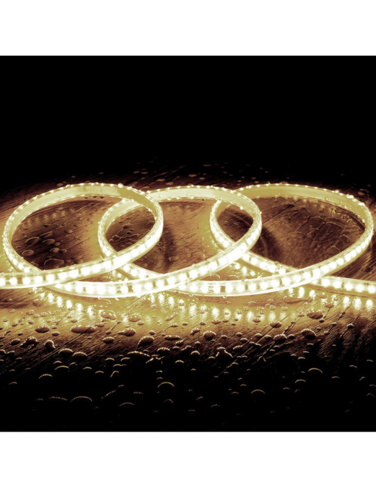 Bobine de Ruban LED Dimmable Auto- redressement 220V AC SMD2835 50m 120LED/m 1000 lm/m Largeur 12mm 50 metres IP65