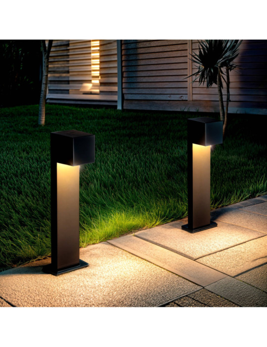 Balise LED Extérieure 10W Aluminium en Saillie sur Pied 50cm Iridix