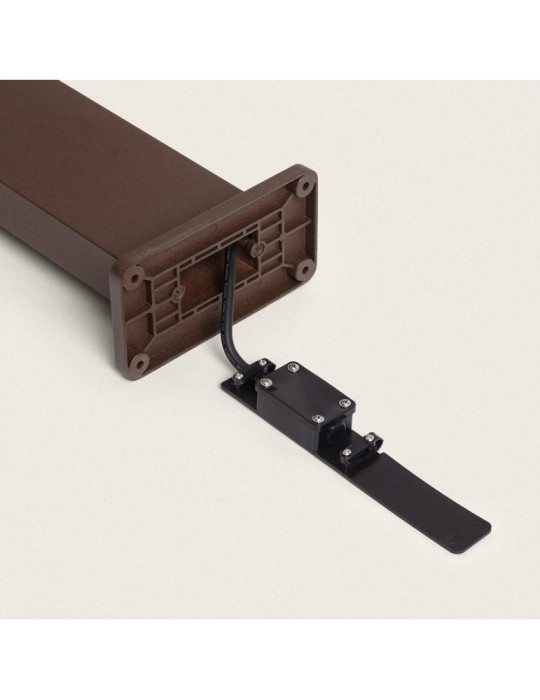 Balise LED Extérieure 10W Aluminium en Saillie sur Pied 50cm Iridix