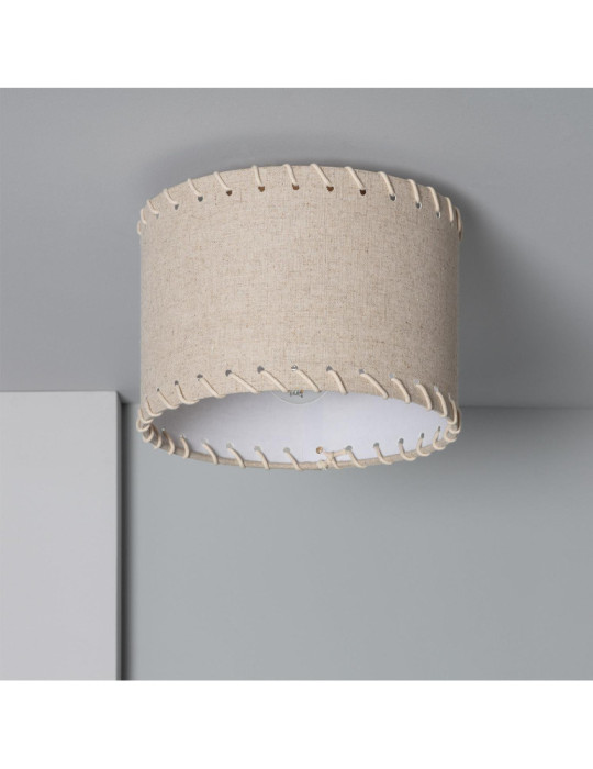 Plafonnier Rond Tissu Ø250 mm Fíbula