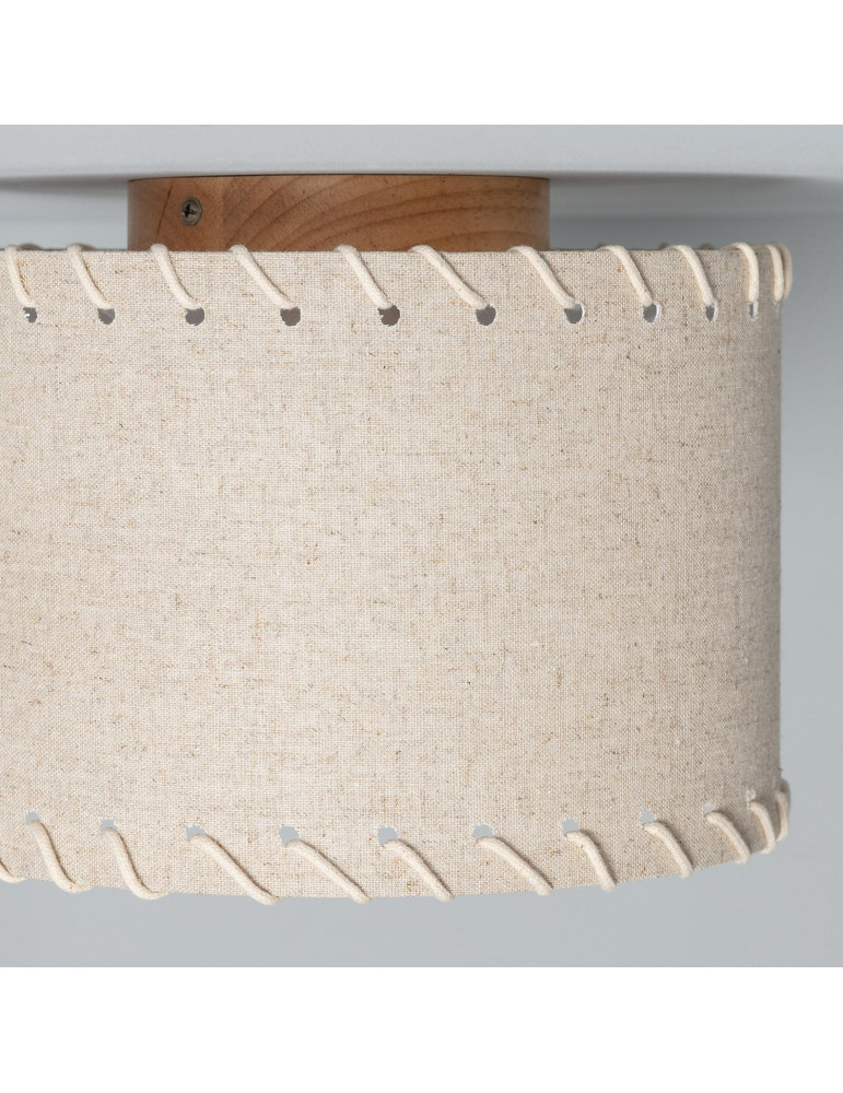 Plafonnier Rond Tissu Ø250 mm Fíbula