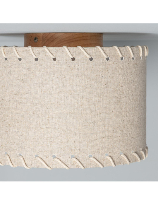Plafonnier Rond Tissu Ø250 mm Fíbula