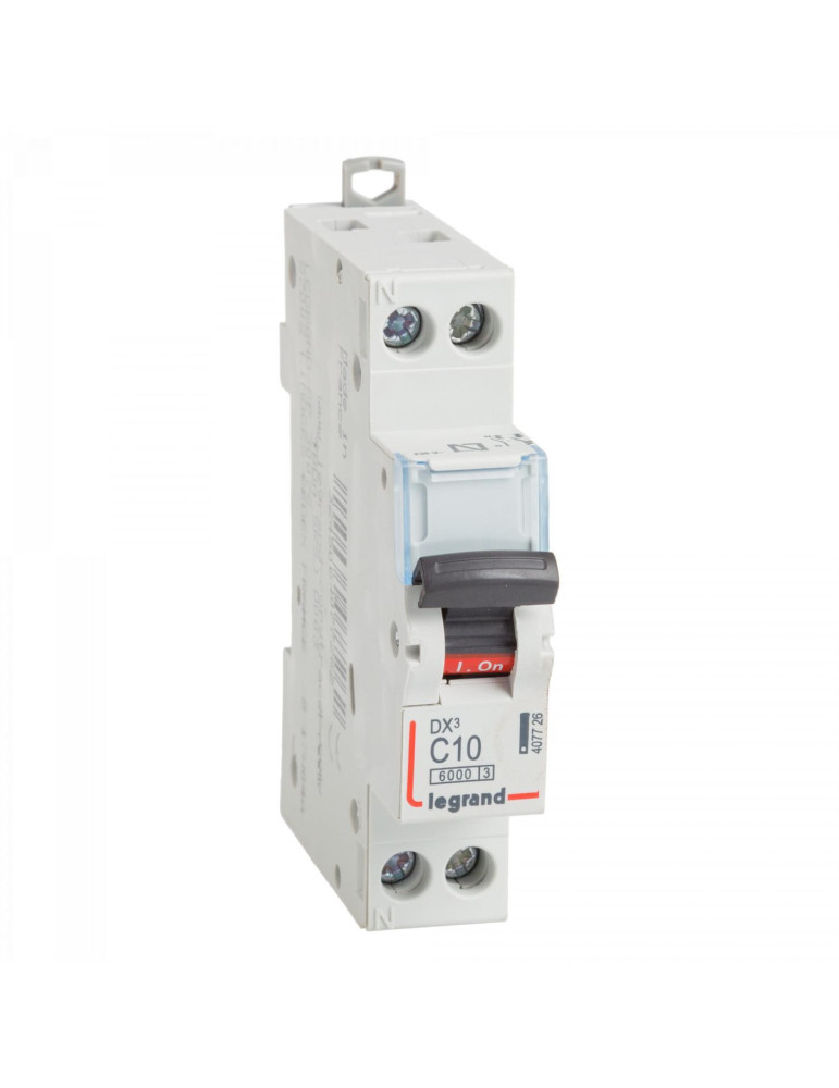 Disjoncteur Automatique DX³ Tertiaire 1P+N Courbe C 10kA 10-32A LEGRAND 407726 Disjoncteur Automatique DX³ Tertiaire 1P+N Courbe C 10kA 10-32A LEGRAND 407726