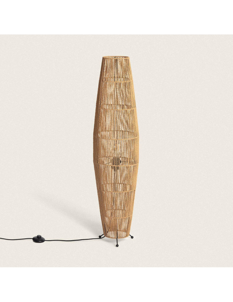 Lampadaire Papier Tressé Mahali