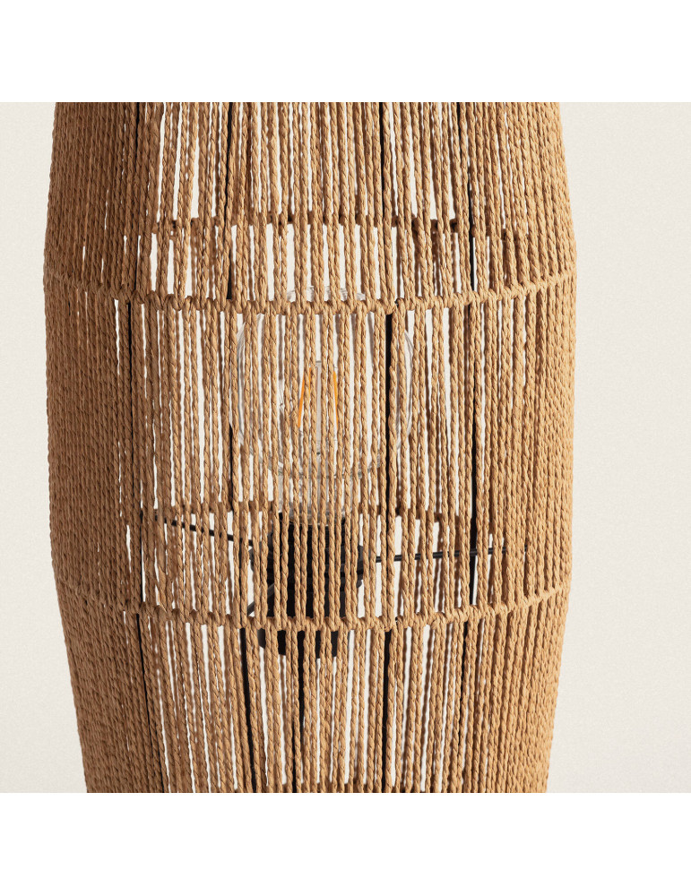 Lampadaire Papier Tressé Mahali