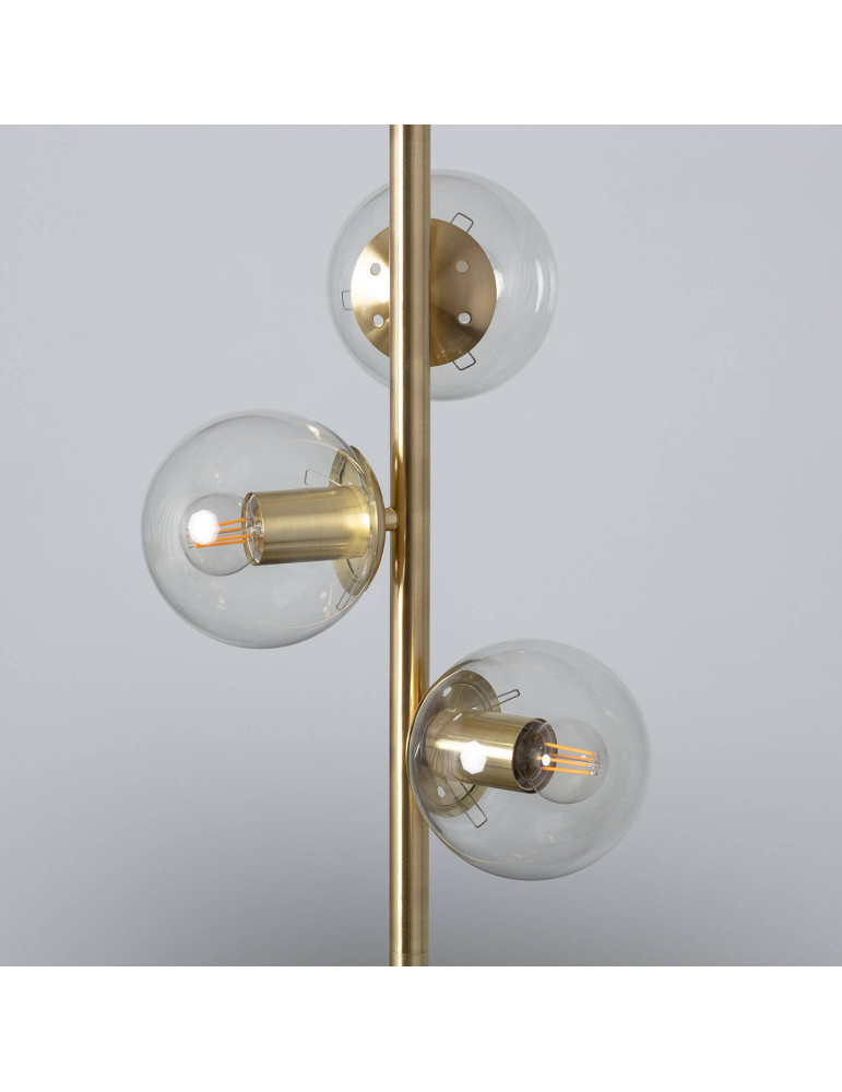 Lampadaire Métal et Verre Otos 3 Spots
