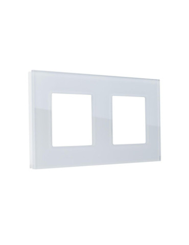 Plaque Crystal 2 Emplacements Modern