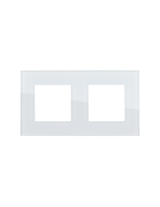 Plaque Crystal 2 Emplacements Modern