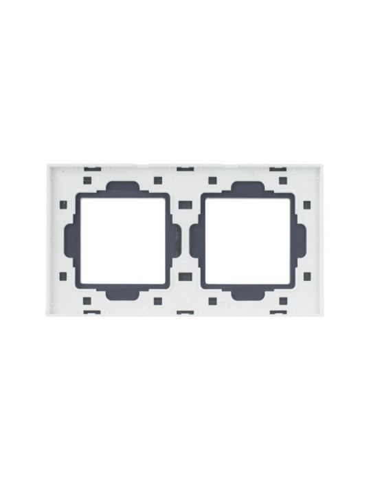 Plaque Crystal 2 Emplacements Modern