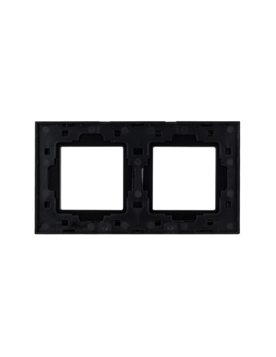 Plaque Crystal 2 Emplacements Modern