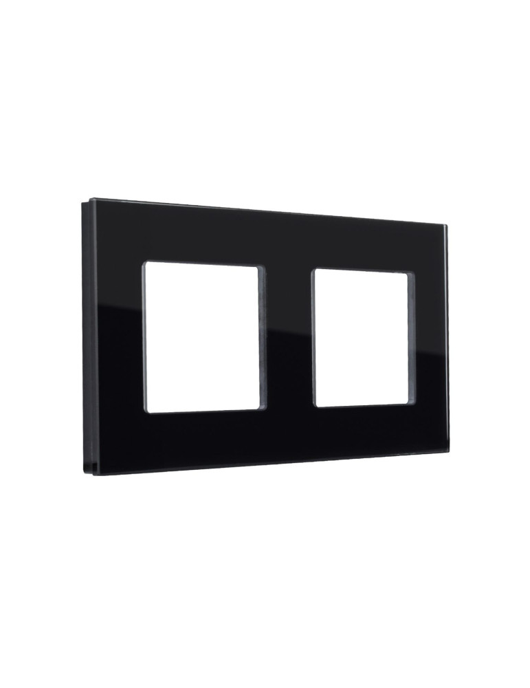 Plaque Crystal 2 Emplacements Modern