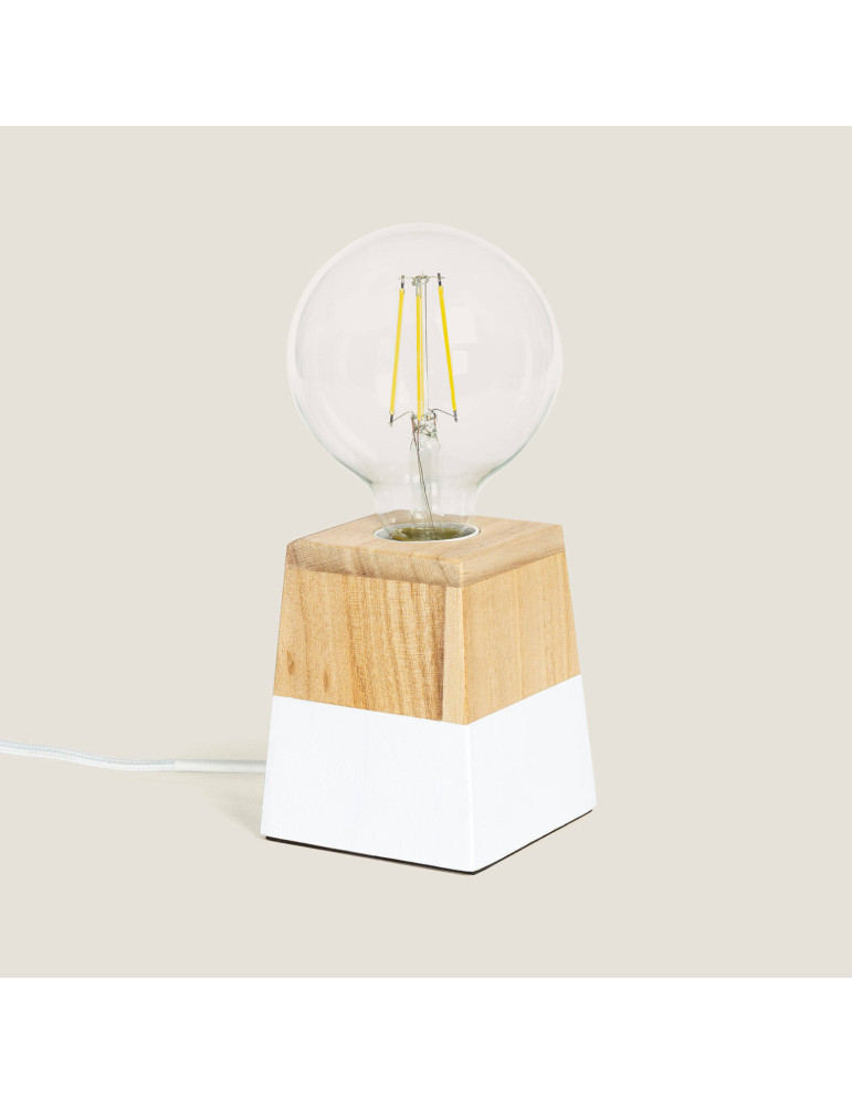 Lampe à Poser Bois Lakara