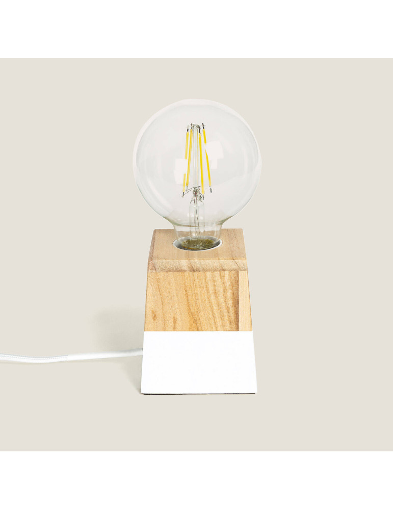 Lampe à Poser Bois Lakara