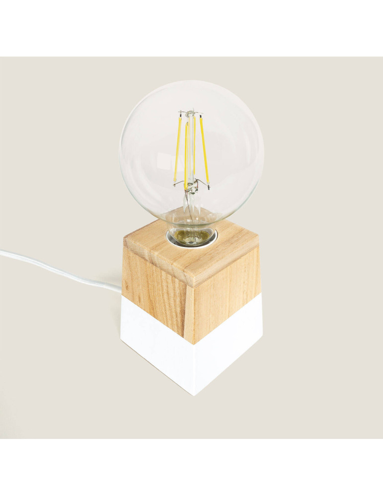 Lampe à Poser Bois Lakara