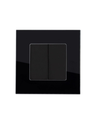 Module Double Obturateur avec Plaque Crystal Modern