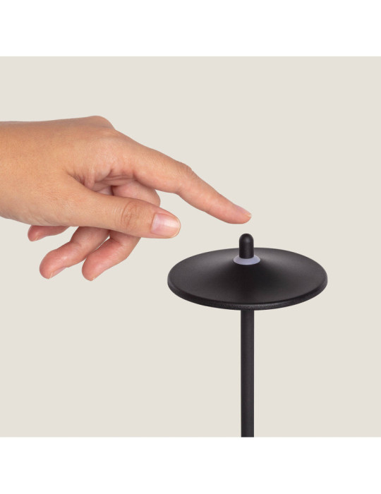 Lampe à Poser LED Portable Extérieure Métal avec Batterie Rechargeable Milevani