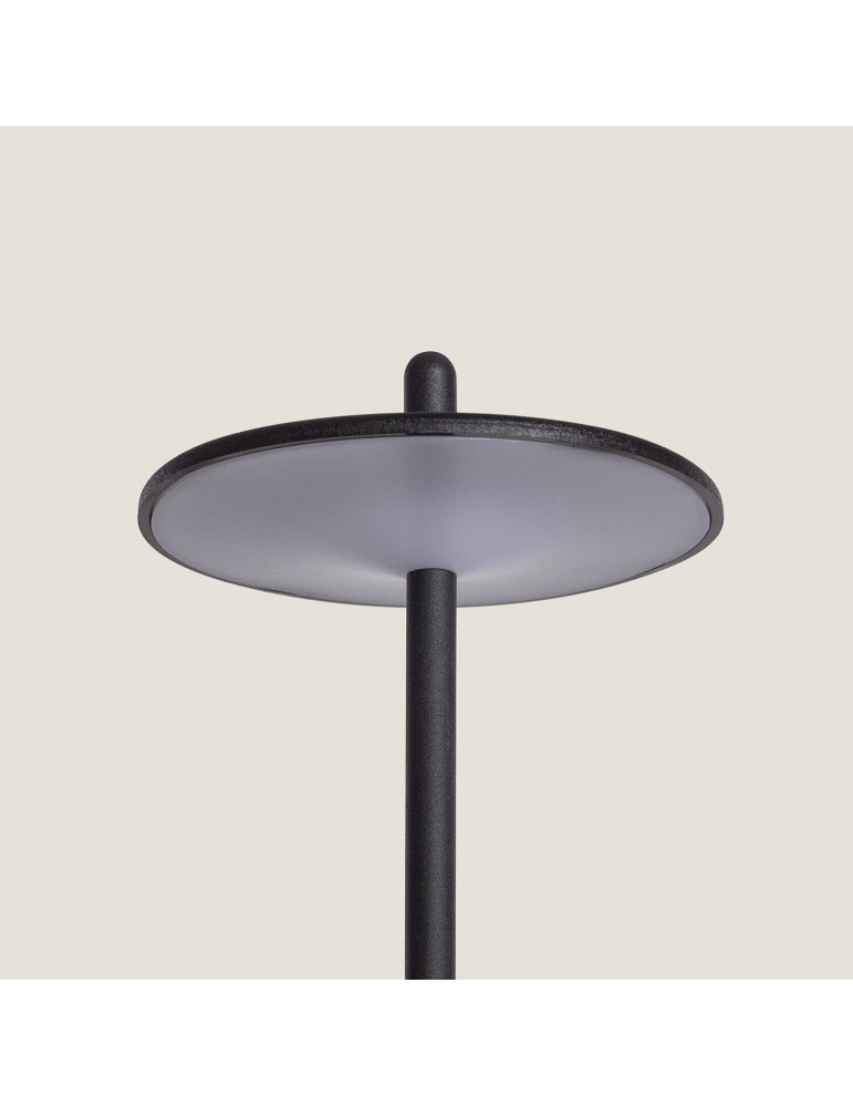 Lampe à Poser LED Portable Extérieure Métal avec Batterie Rechargeable Milevani