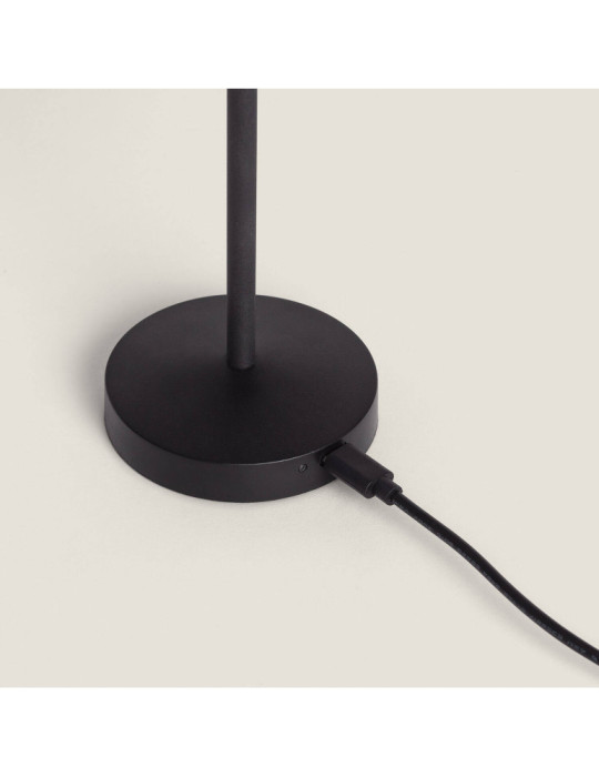 Lampe à Poser LED Portable Extérieure Métal avec Batterie Rechargeable Milevani