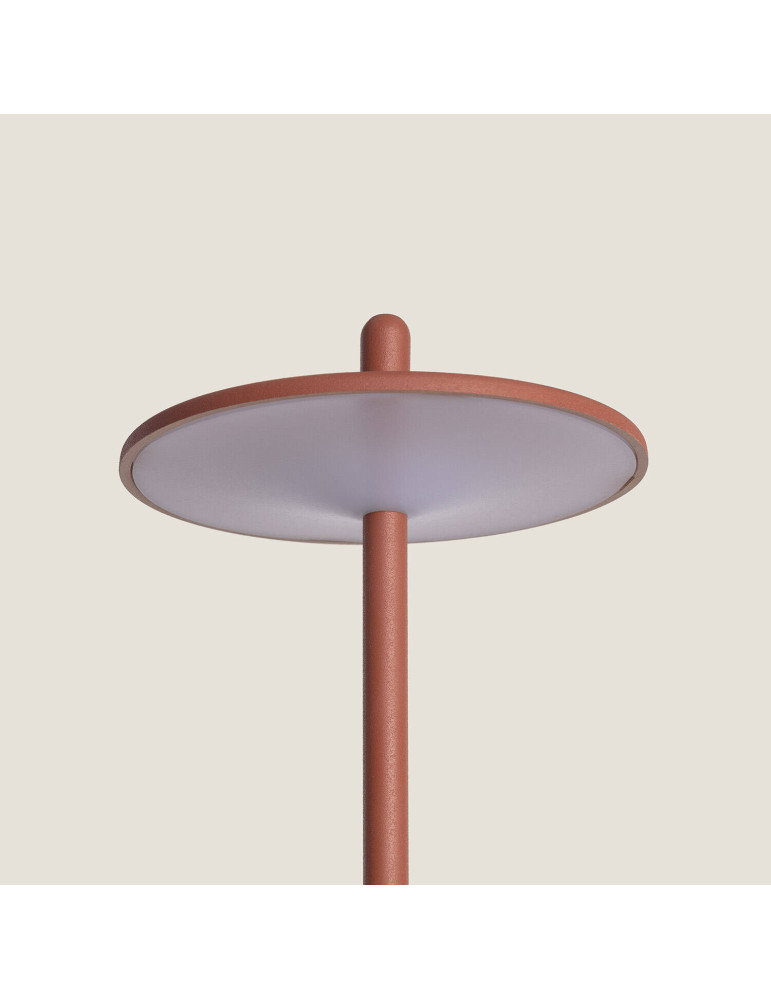 Lampe à Poser LED Portable Extérieure Métal avec Batterie Rechargeable Milevani