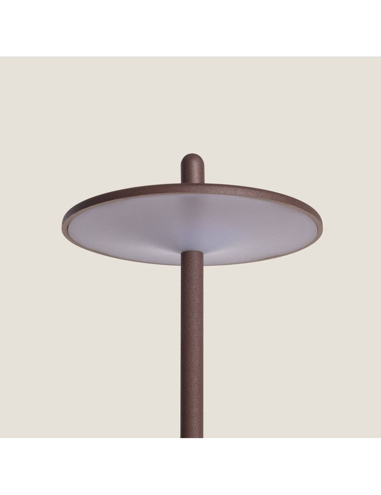 Lampe à Poser LED Portable Extérieure Métal avec Batterie Rechargeable Milevani