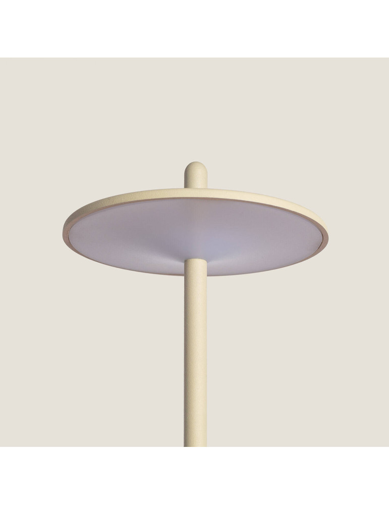 Lampe à Poser LED Portable Extérieure Métal avec Batterie Rechargeable Milevani