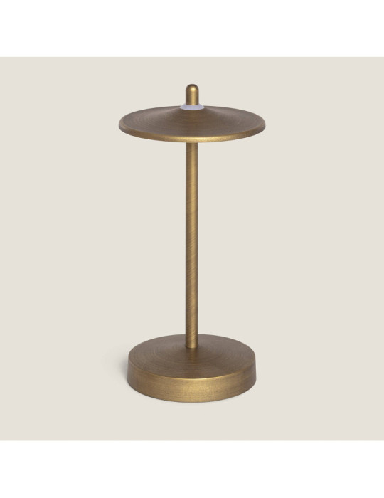 Lampe à Poser LED Portable Extérieure Métal avec Batterie Rechargeable Milevani