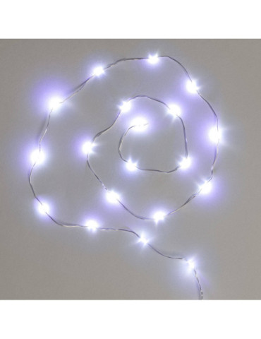 Guirlande LED Extérieure Transparente Blanc Froid 12m