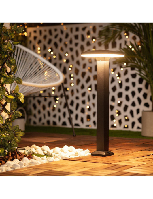 Balise LED Extérieure 12W en Saillie sur Pied 60cm Nilo