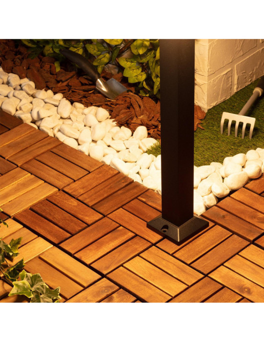 Balise LED Extérieure 12W en Saillie sur Pied 60cm Nilo