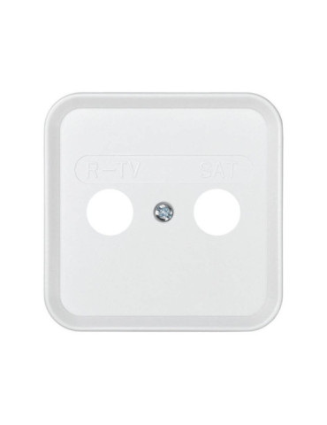 Plaque pour Prise TV + SAT SIMON 31 31097