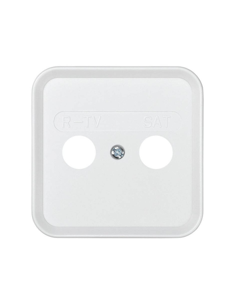 Plaque pour Prise TV + SAT SIMON 31 31097
