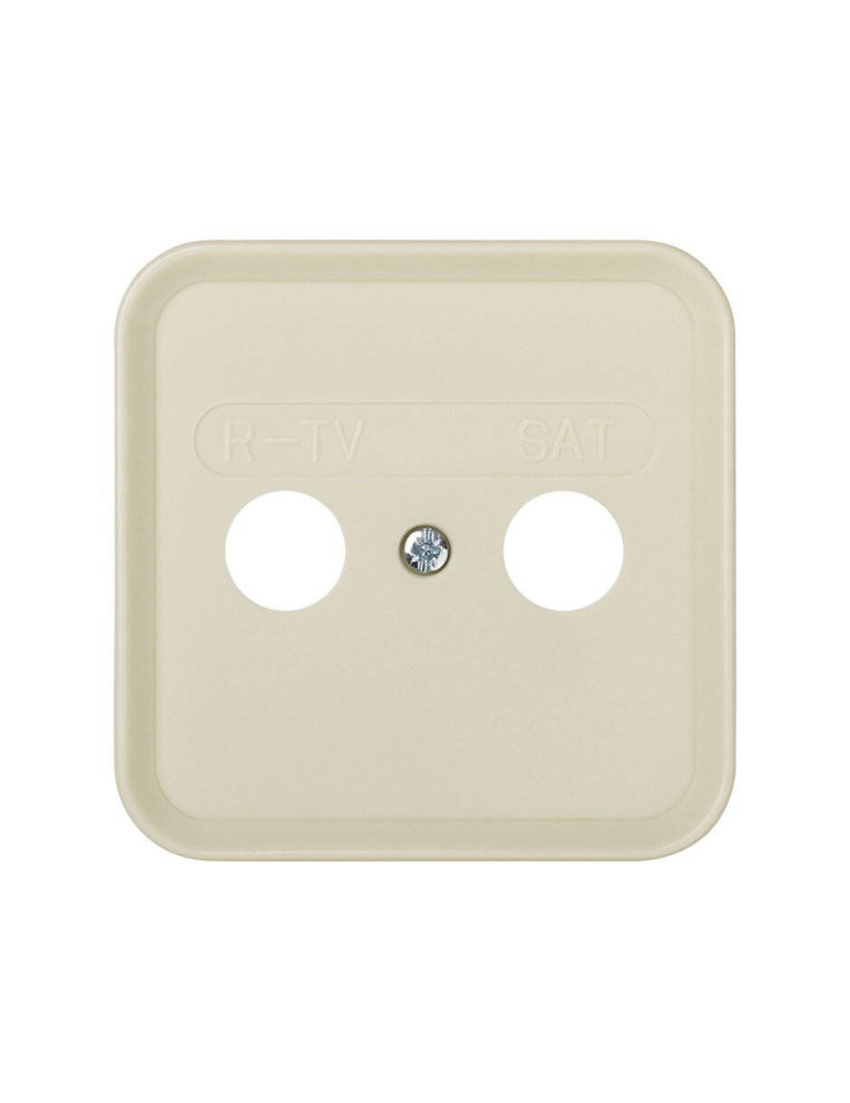 Plaque pour Prise TV + SAT SIMON 31 31097