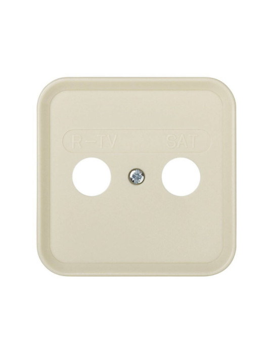 Plaque pour Prise TV + SAT SIMON 31 31097