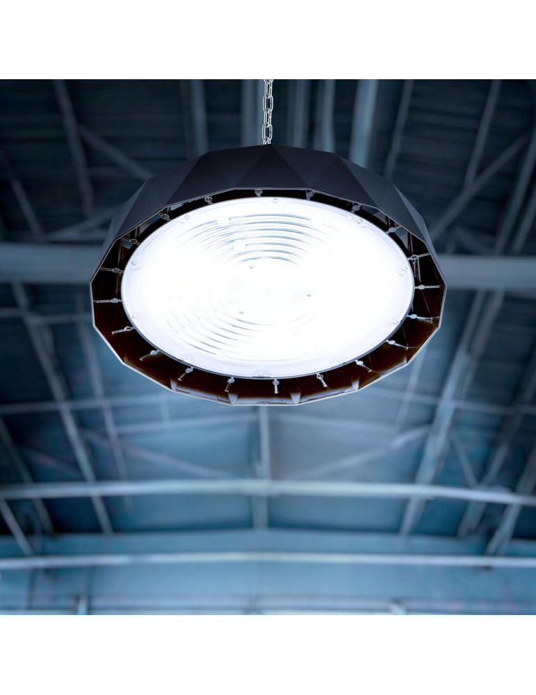 Cloche LED Industrielle UFO 100W 200lm/W PHILIPS Xitanium Dimmable 1-10V LEDNIX HBM