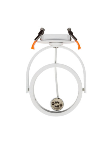 Collerette Downlight Ronde Orientable pour Ampoule LED GU10 AR111
