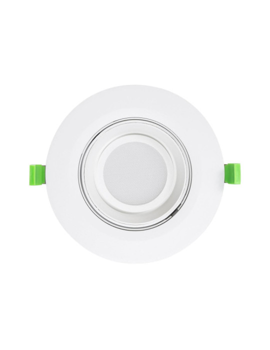 Downlight LED 48W Rond Orientable OSRAM CCT 120 lm/W LIFUD Coupe Ø 195 mm