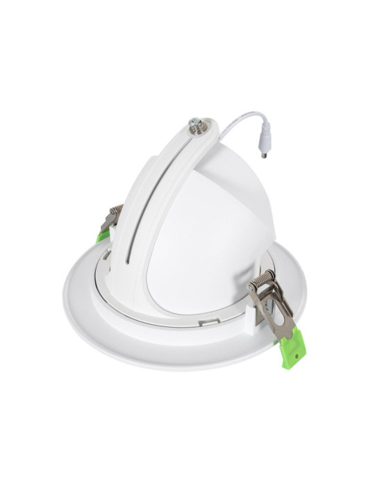 Downlight LED 48W Rond Orientable OSRAM CCT 120 lm/W LIFUD Coupe Ø 195 mm