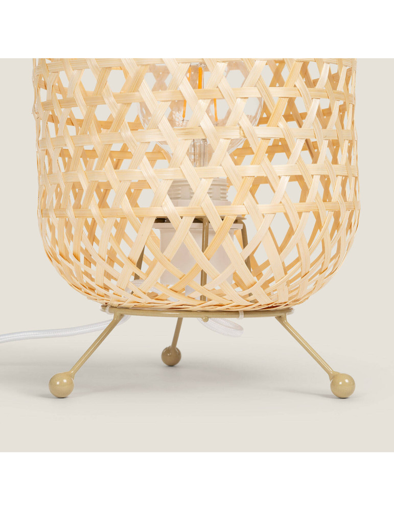 Lampe à Poser Rotin Chia