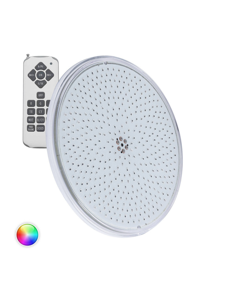 Ampoule LED Piscine Slim Submersible PAR56 RGB 12V AC 35W IP68