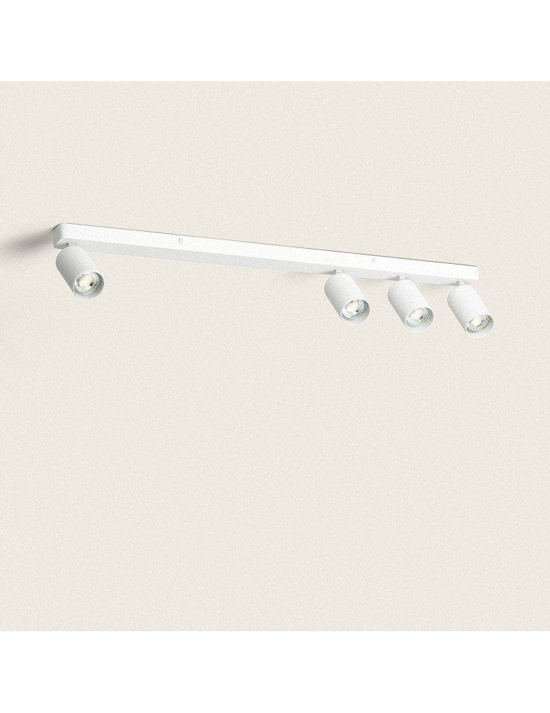 Plafonnier Aluminium Breixo 4 Spots