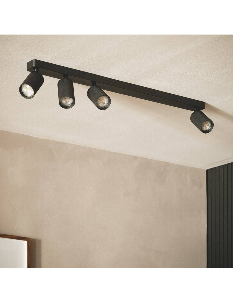 Plafonnier Aluminium Breixo 4 Spots