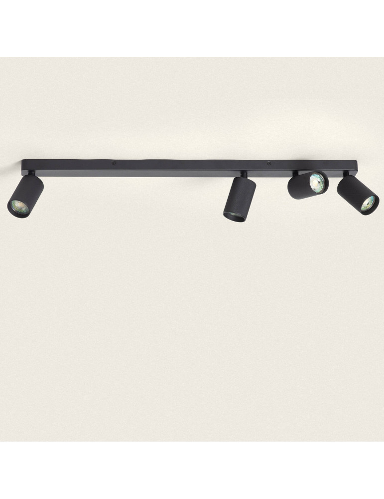 Plafonnier Aluminium Breixo 4 Spots