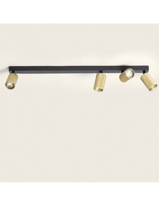 Plafonnier Aluminium Breixo 4 Spots