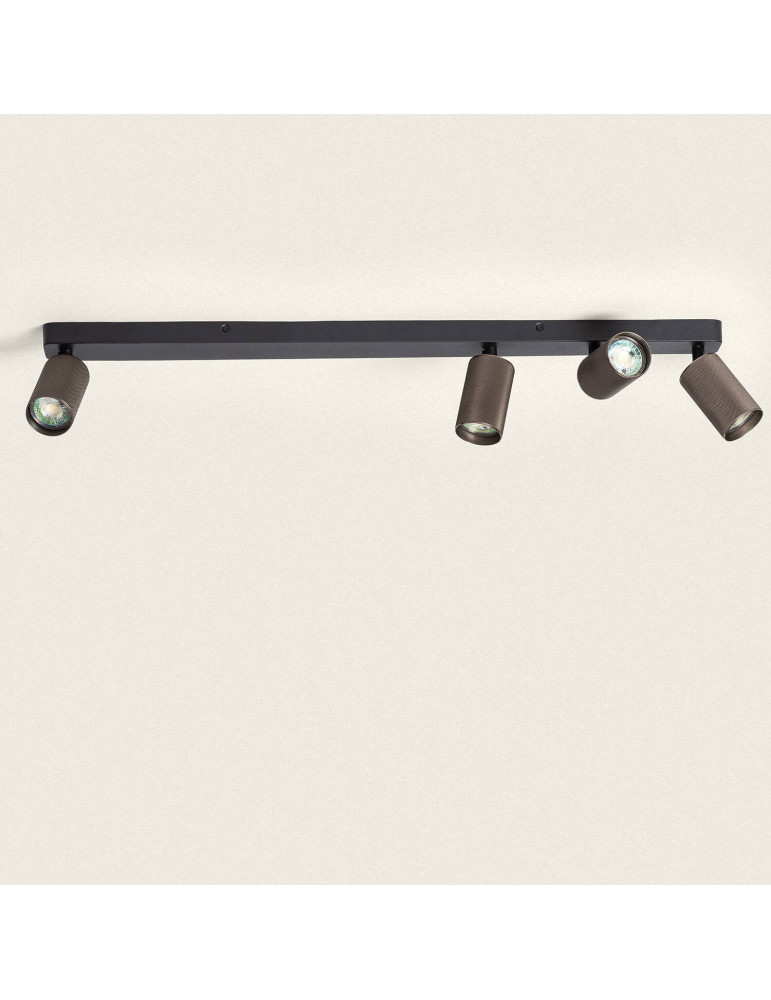 Plafonnier Aluminium Breixo 4 Spots