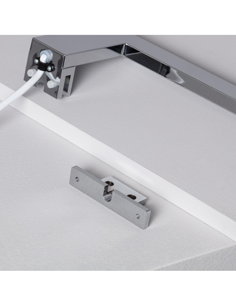 Applique LED Salle de Bain Carl 5W Argentée pour Miroir