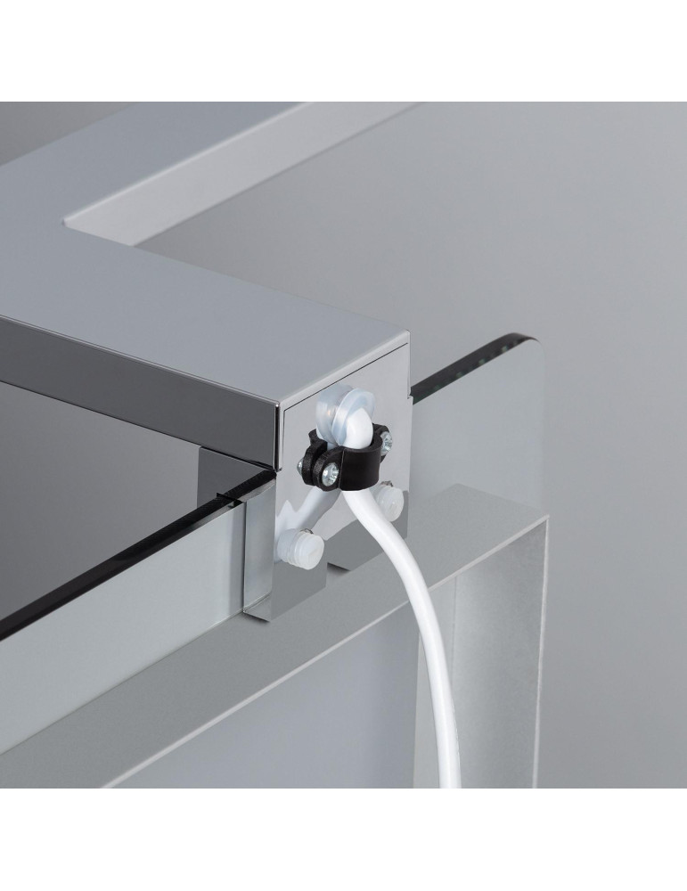 Applique LED Salle de Bain Carl 5W Argentée pour Miroir